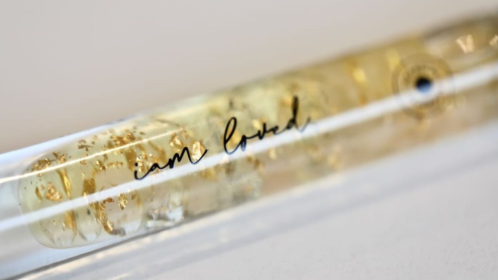 'I AM LOVED' Crystal Essential Oil Roller - Mrs V Scents & Oils Collection