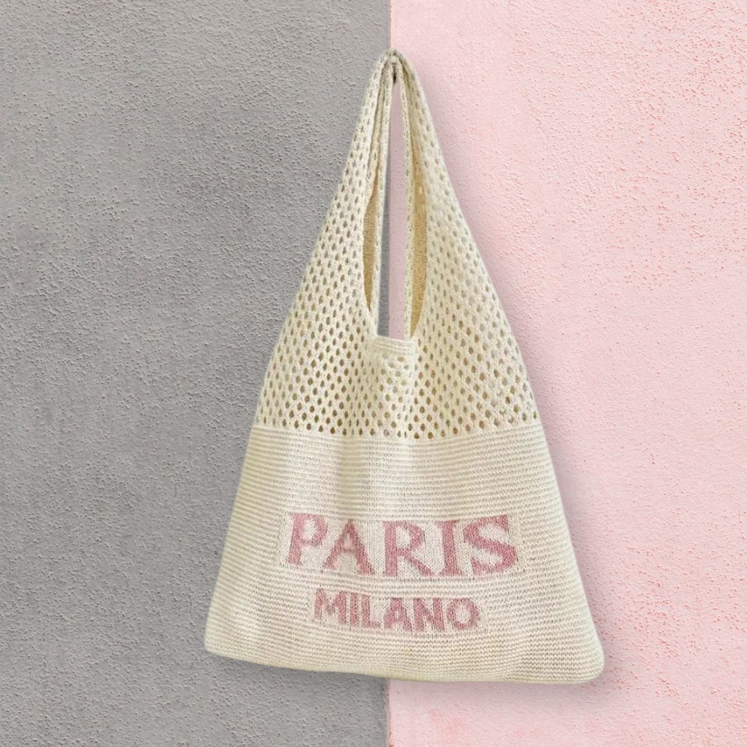 PARIS MILANO Vintage Knit Bag