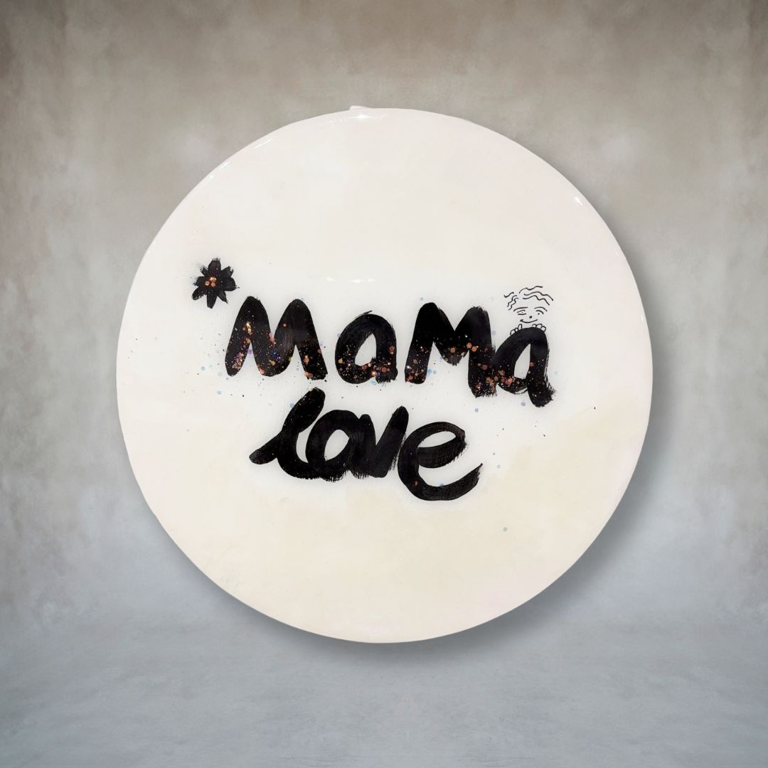 Mama Love Forever by Scarlett Vespa - Original Acrylic and Resin Artwork