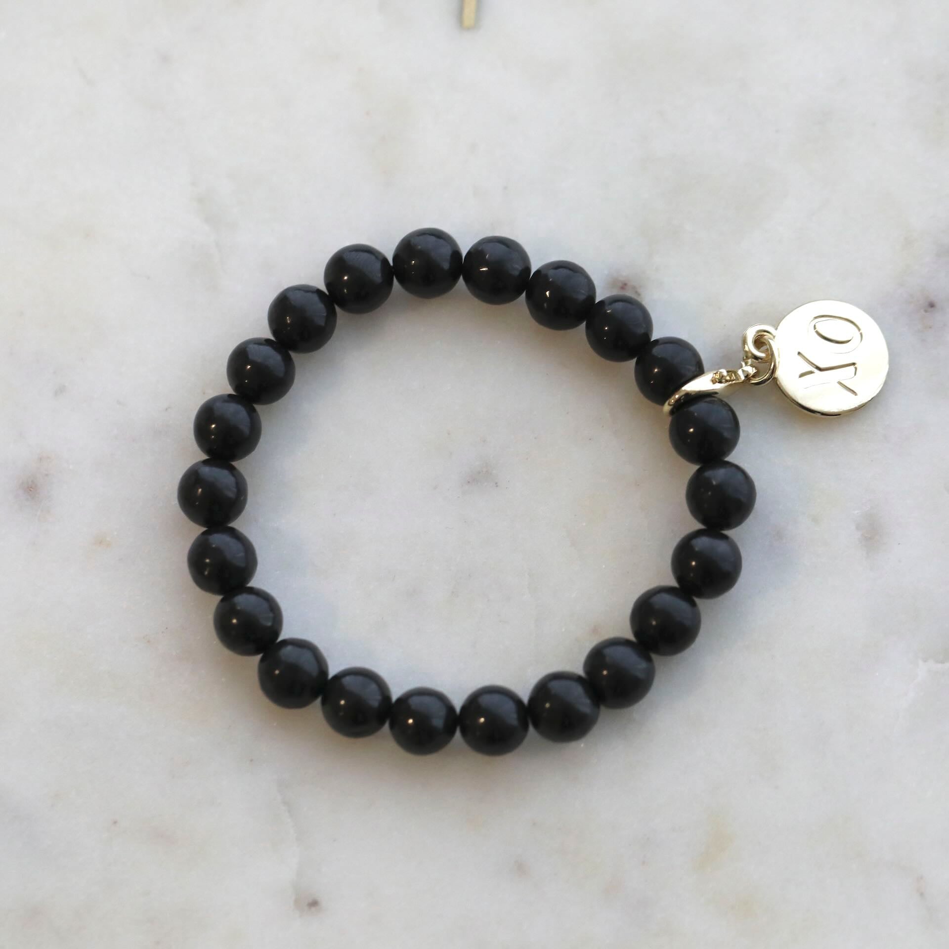 I AM CLEAR Black Obsidian Crystal Bracelet by Mrs V – Protective and Intuitive Jewellery