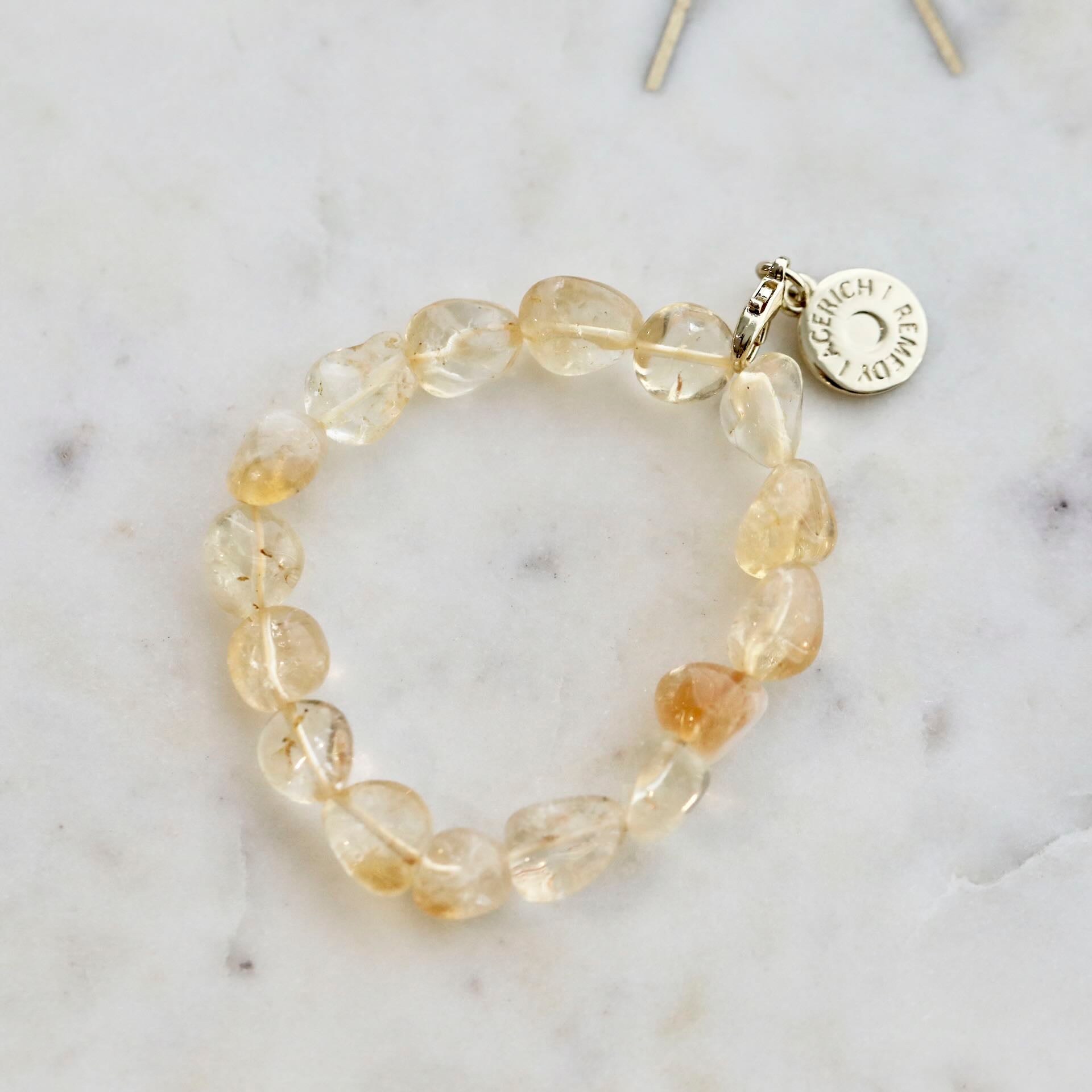 I AM RICH Citrine Crystal Bracelet by Mrs V – Abundance and Manifestation Jewellery