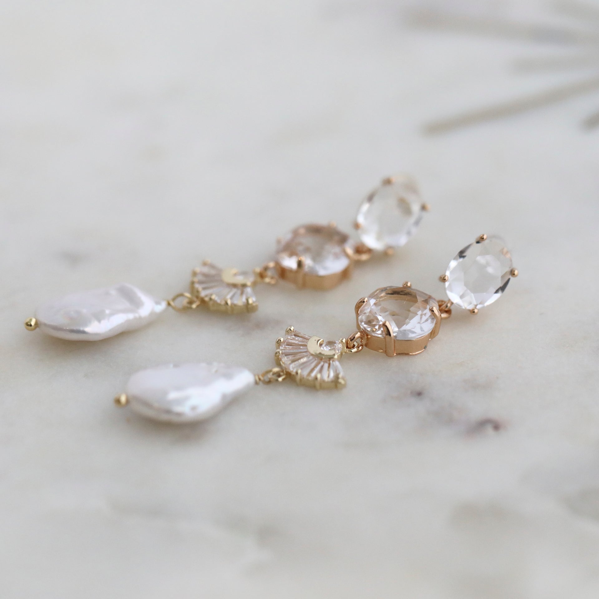 Freshwater Pearl Vintage-Inspired Earrings