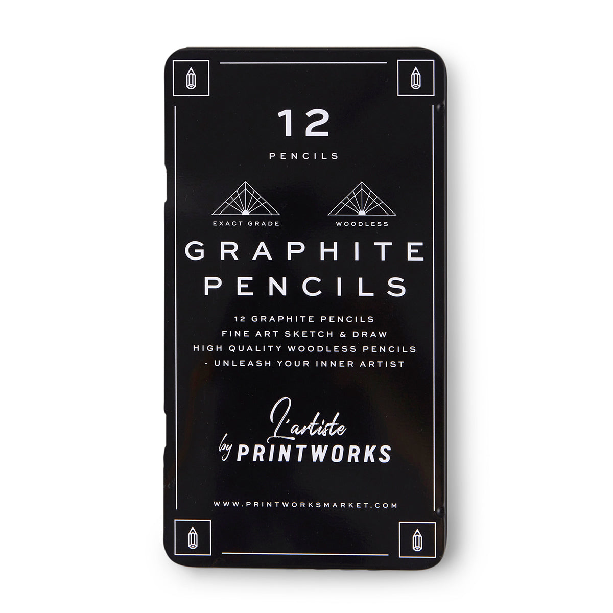 Graphite Black Pencil Set – Ideal for Artists, Students, and Hobbyists