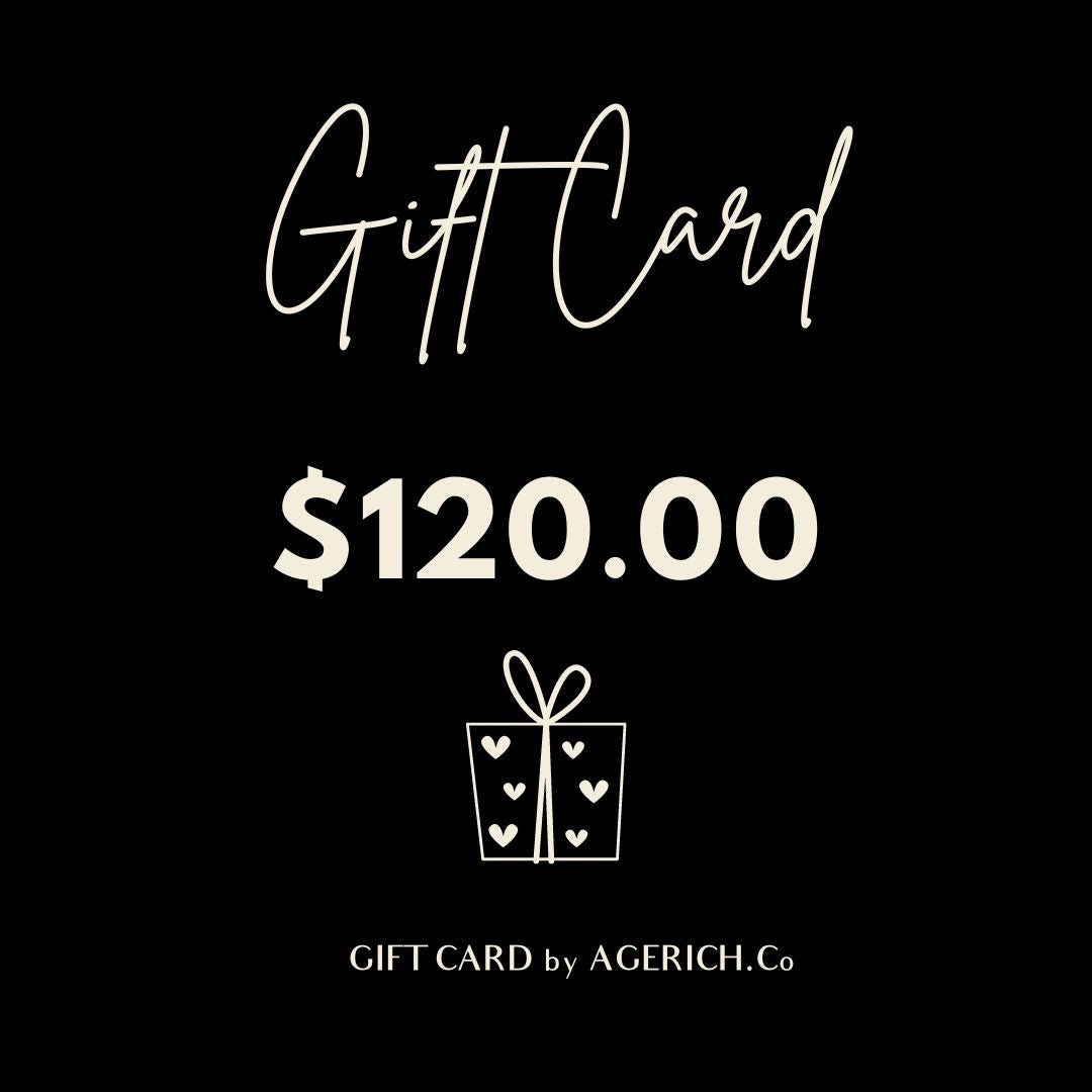 $120 Agerich giftcard: give the perfect gift